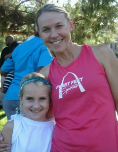 Ally and I at the Sunshyne Run and Worship in LA, Oct 2012