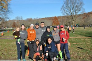 Some of our crew at Castlewood on Sunday