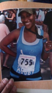 Shyne after the Fontana Days Half Marathon